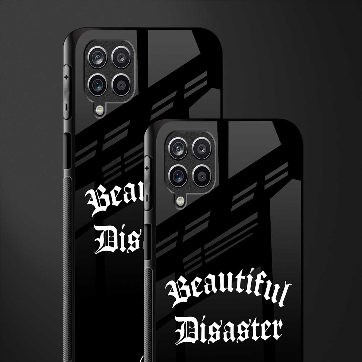 beautiful disaster back phone cover | glass case for samsung galaxy a22 4g