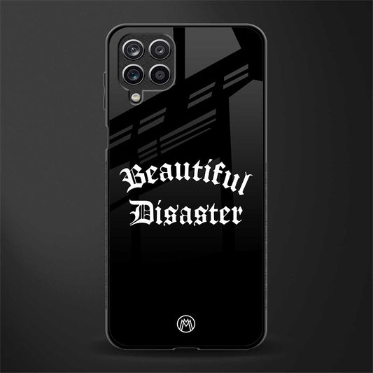 beautiful disaster back phone cover | glass case for samsung galaxy a22 4g