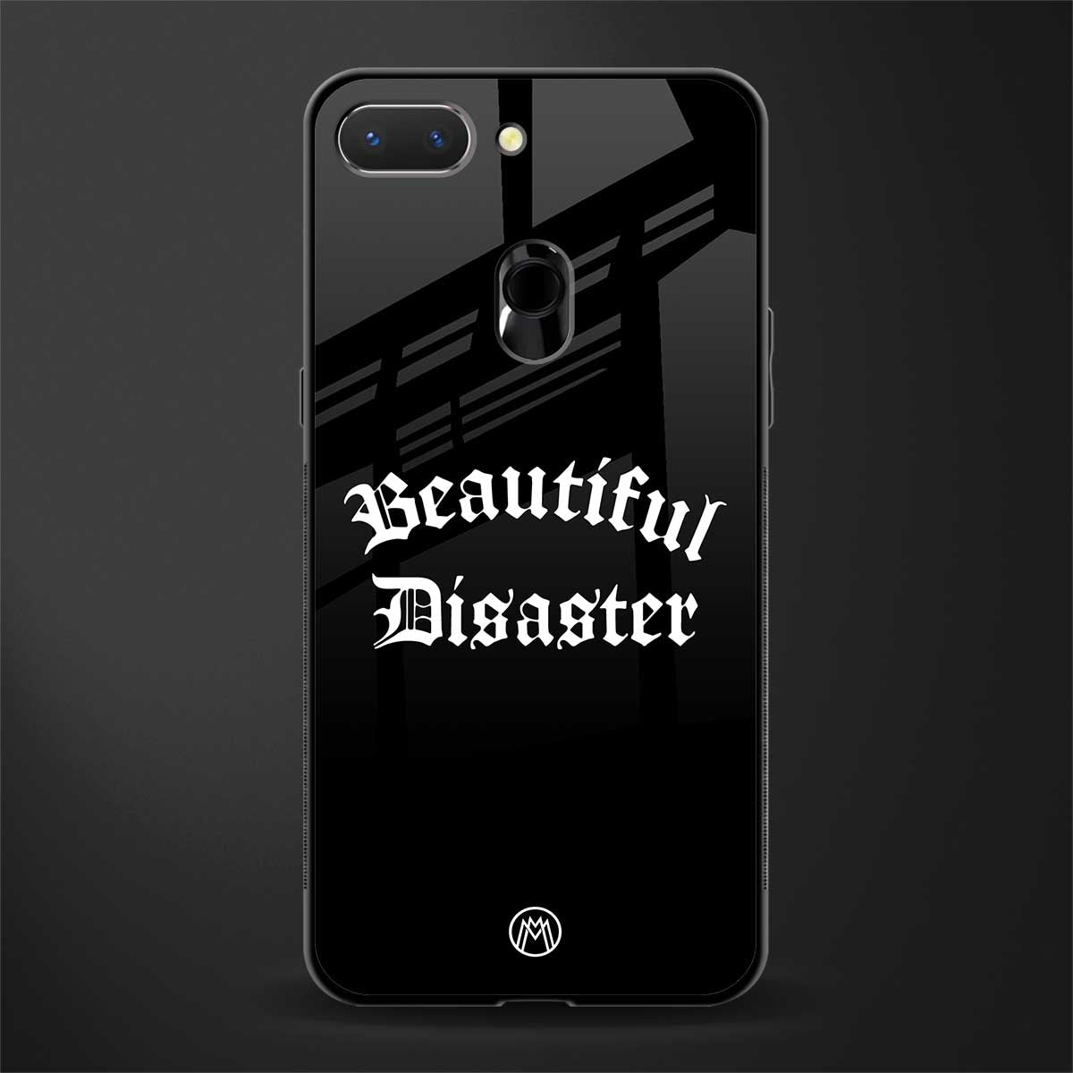beautiful disaster glass case for oppo a5 image