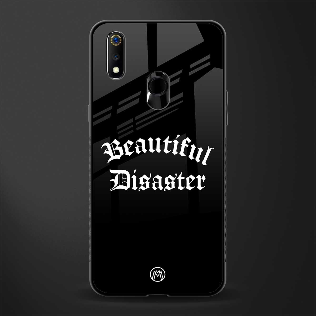 beautiful disaster glass case for realme 3 pro image