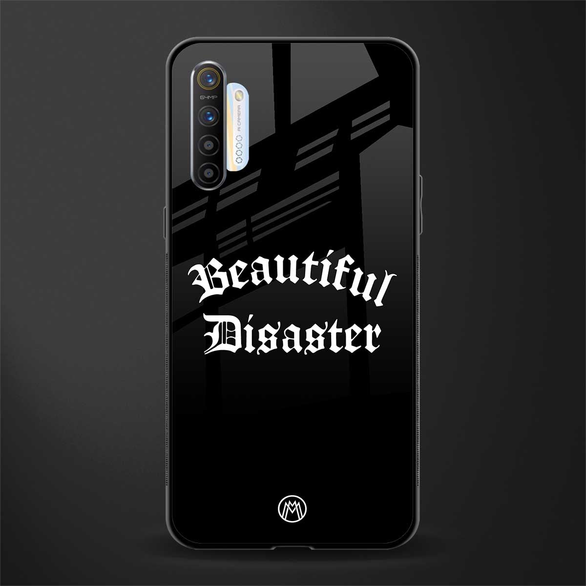 beautiful disaster glass case for realme x2 image