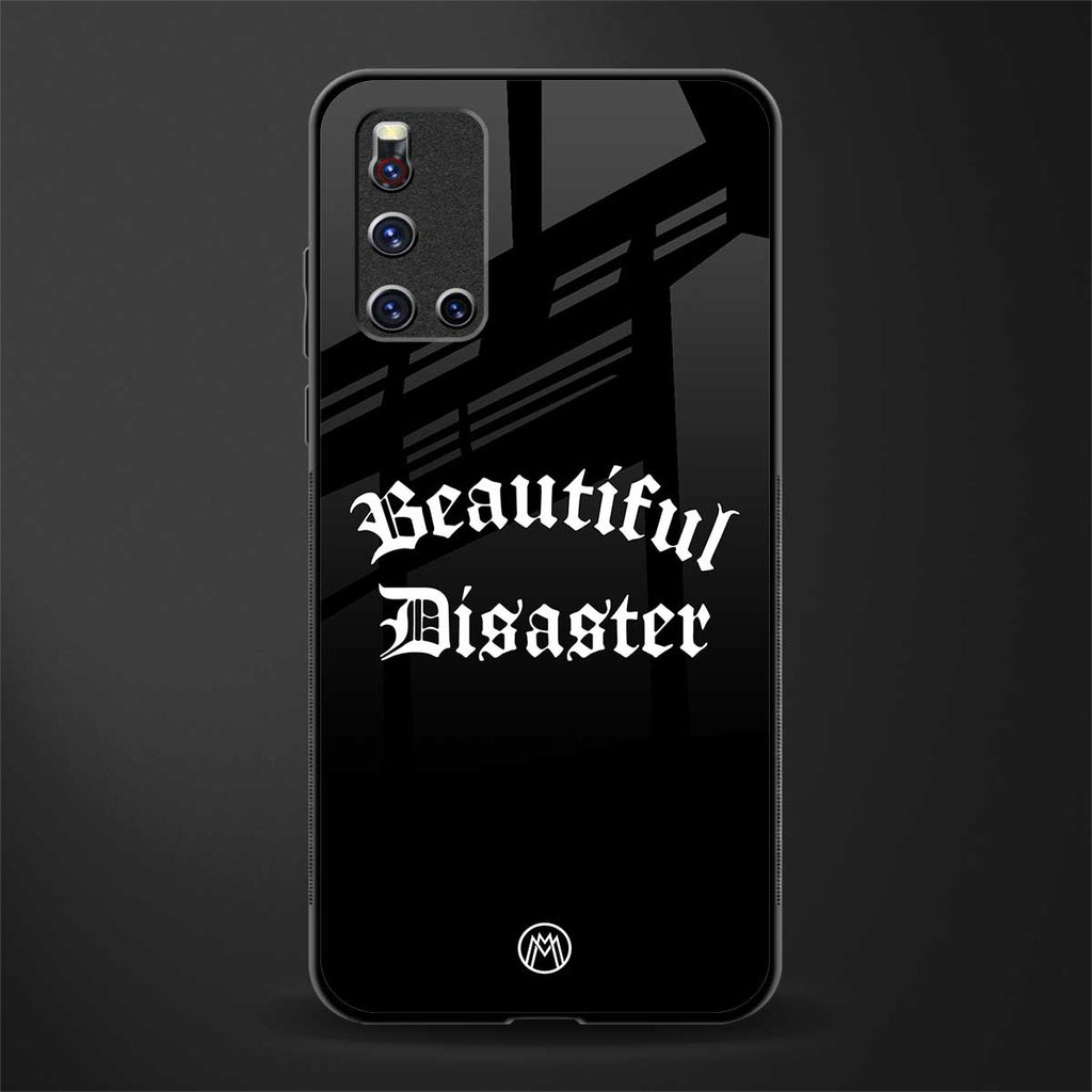 beautiful disaster glass case for vivo v19 image