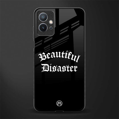 beautiful disaster glass case for vivo y75 5g image