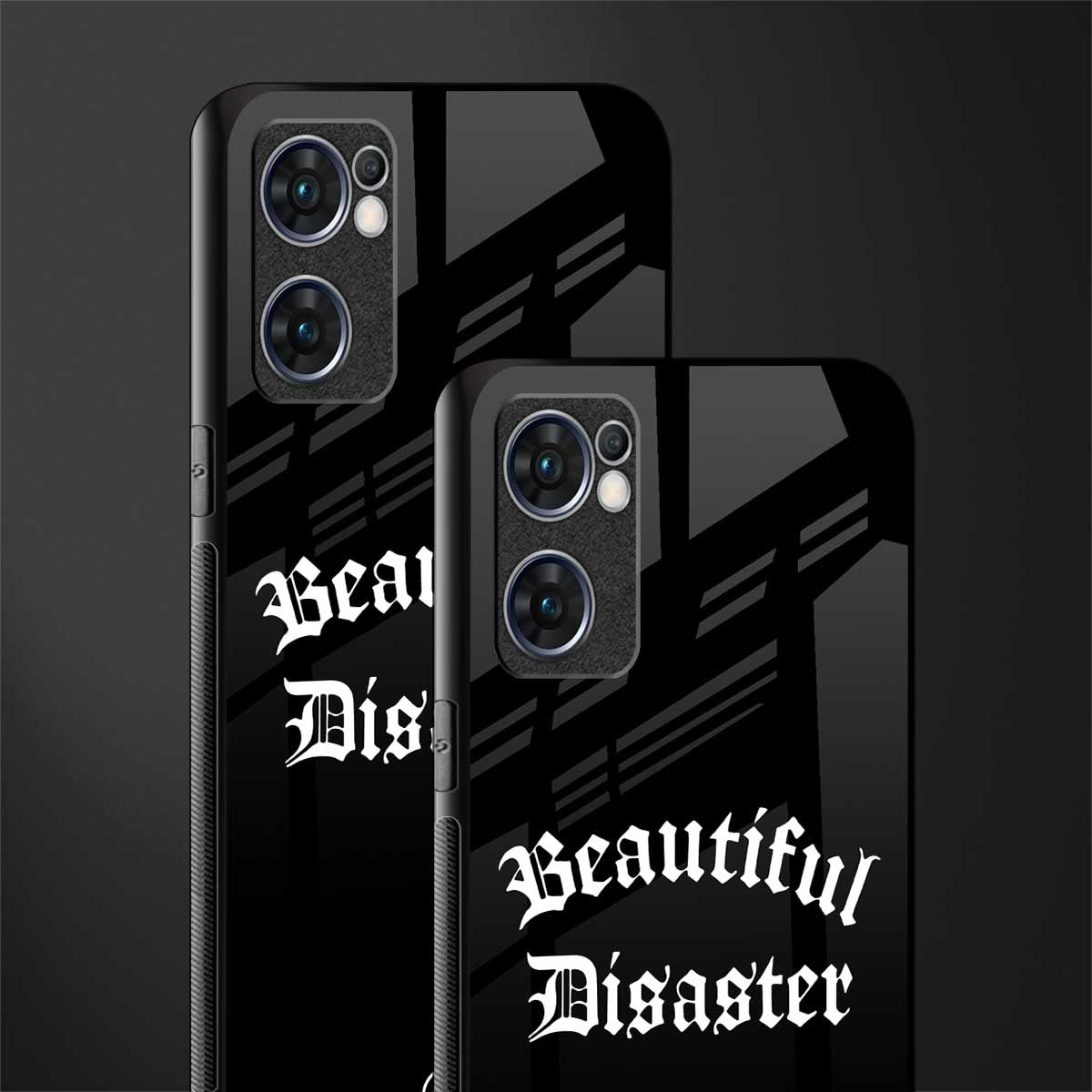 beautiful disaster glass case for oppo reno7 5g image-2