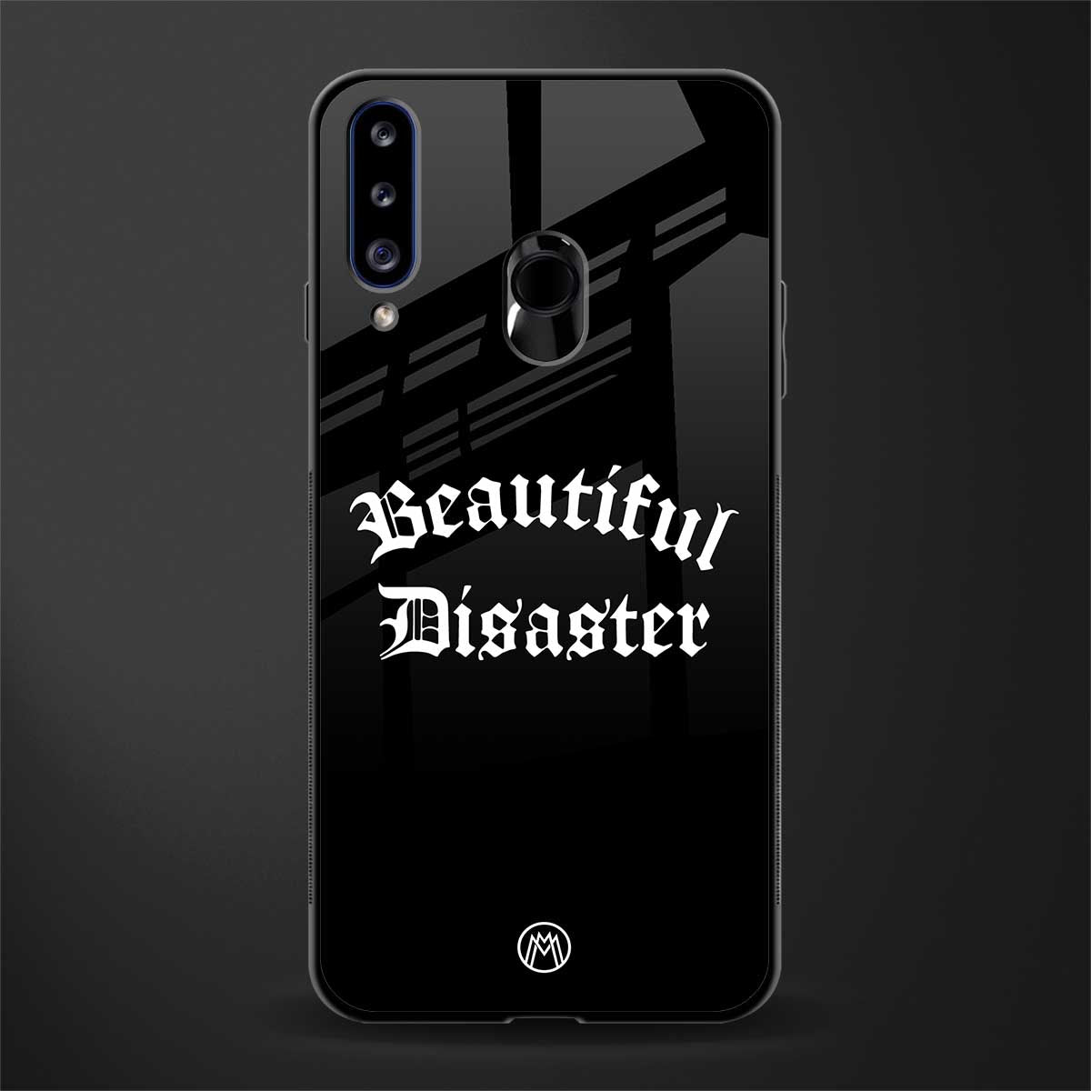 beautiful disaster glass case for samsung galaxy a20s image