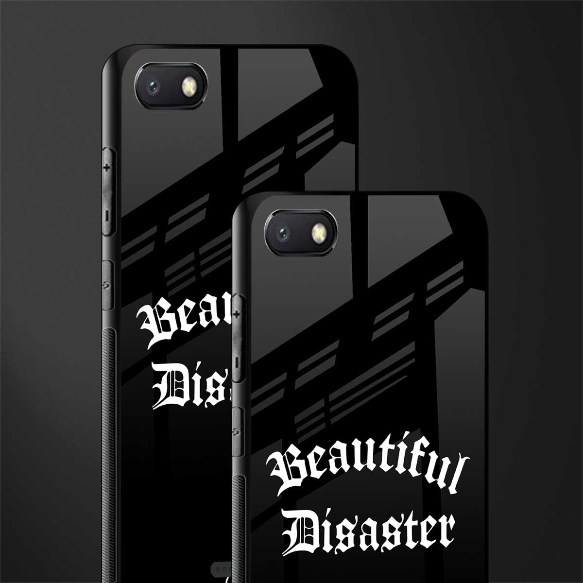 beautiful disaster glass case for redmi 6a image-2