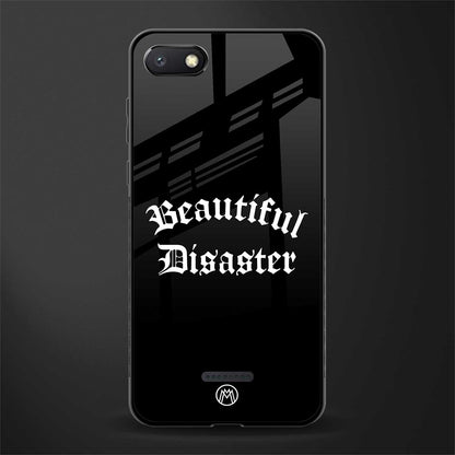 beautiful disaster glass case for redmi 6a image