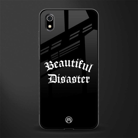 beautiful disaster glass case for redmi 7a image