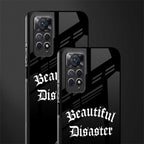 beautiful disaster glass case for redmi note 11 image-2
