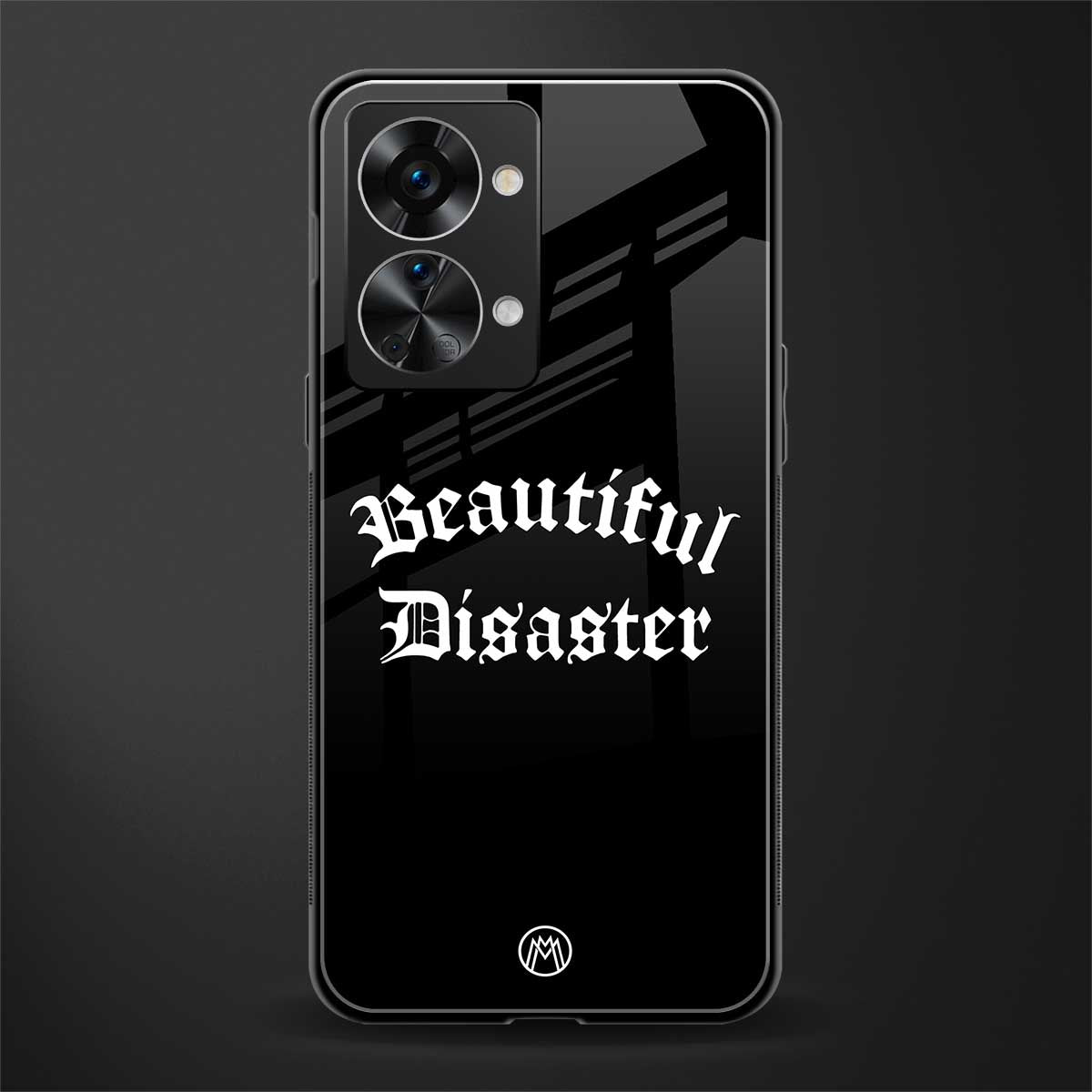 beautiful disaster glass case for phone case | glass case for oneplus nord 2t 5g