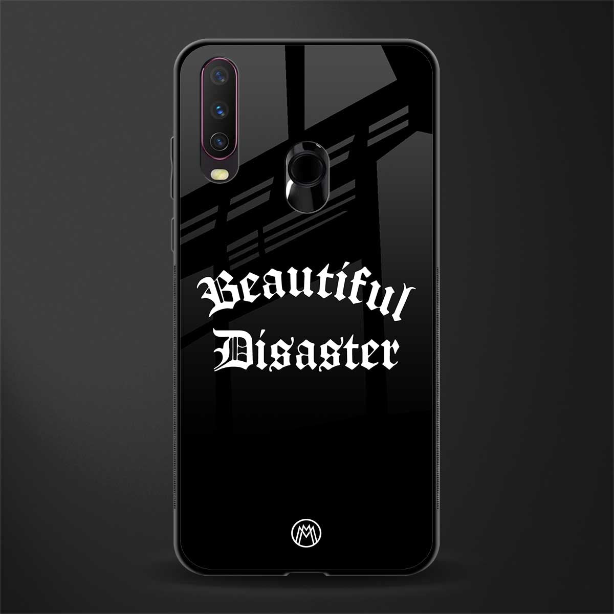 beautiful disaster glass case for vivo y17 image