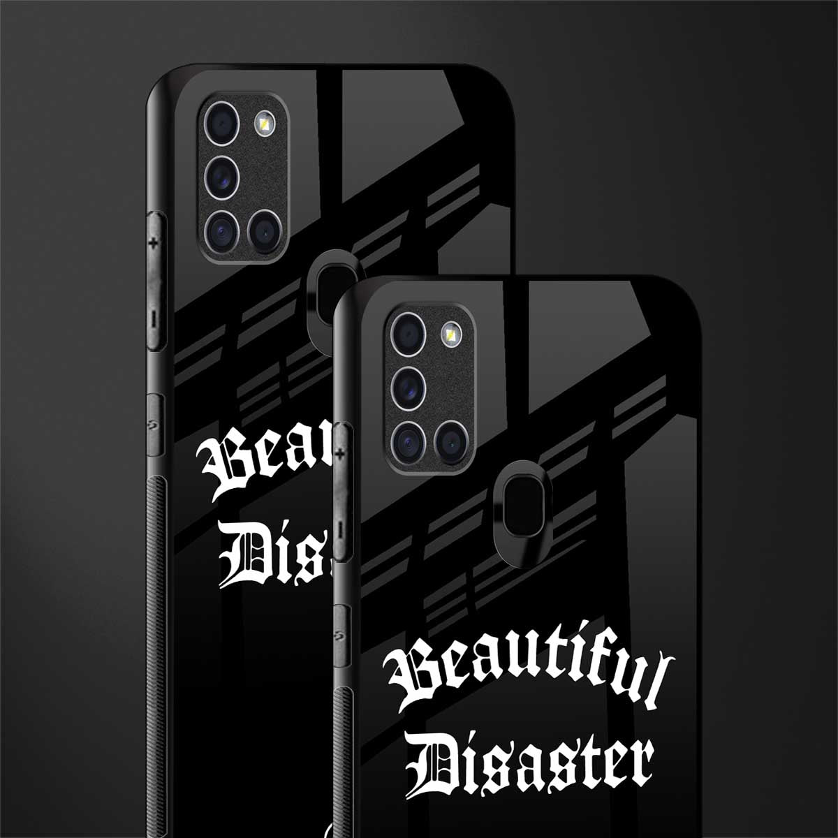 beautiful disaster glass case for samsung galaxy a21s image-2