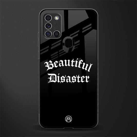 beautiful disaster glass case for samsung galaxy a21s image