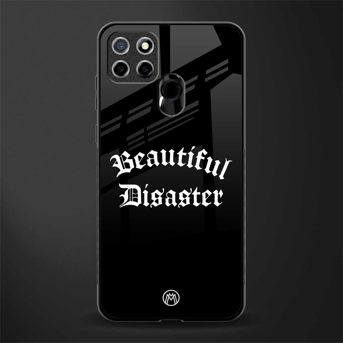 beautiful disaster glass case for realme narzo 30a image