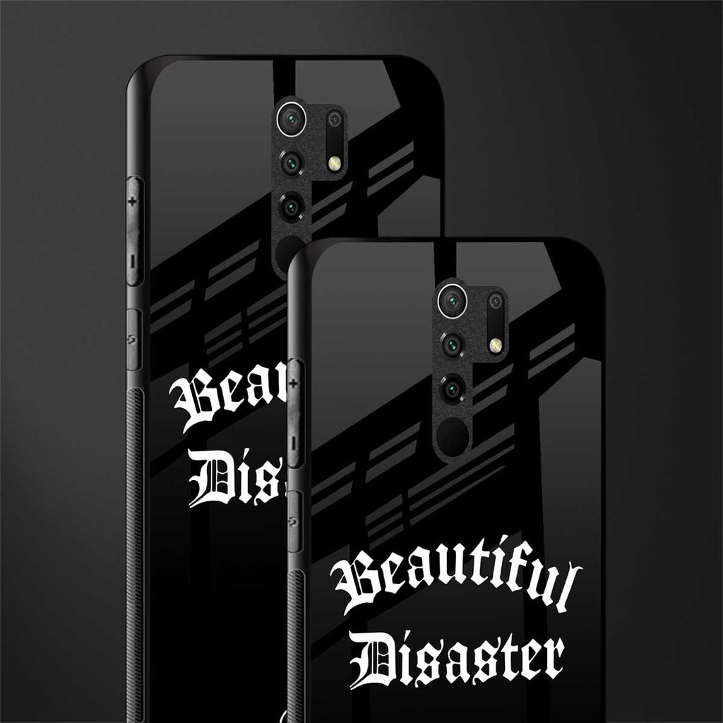 beautiful disaster glass case for redmi 9 prime image-2
