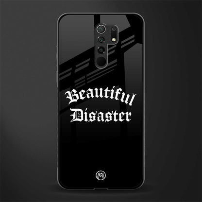 beautiful disaster glass case for redmi 9 prime image