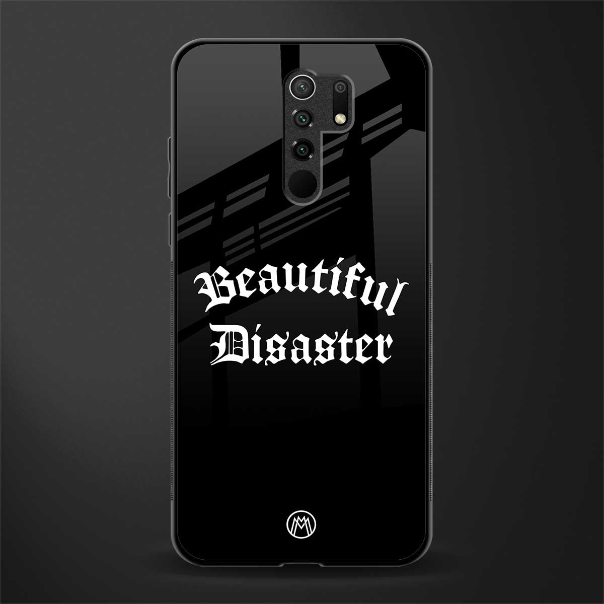 beautiful disaster glass case for poco m2 image