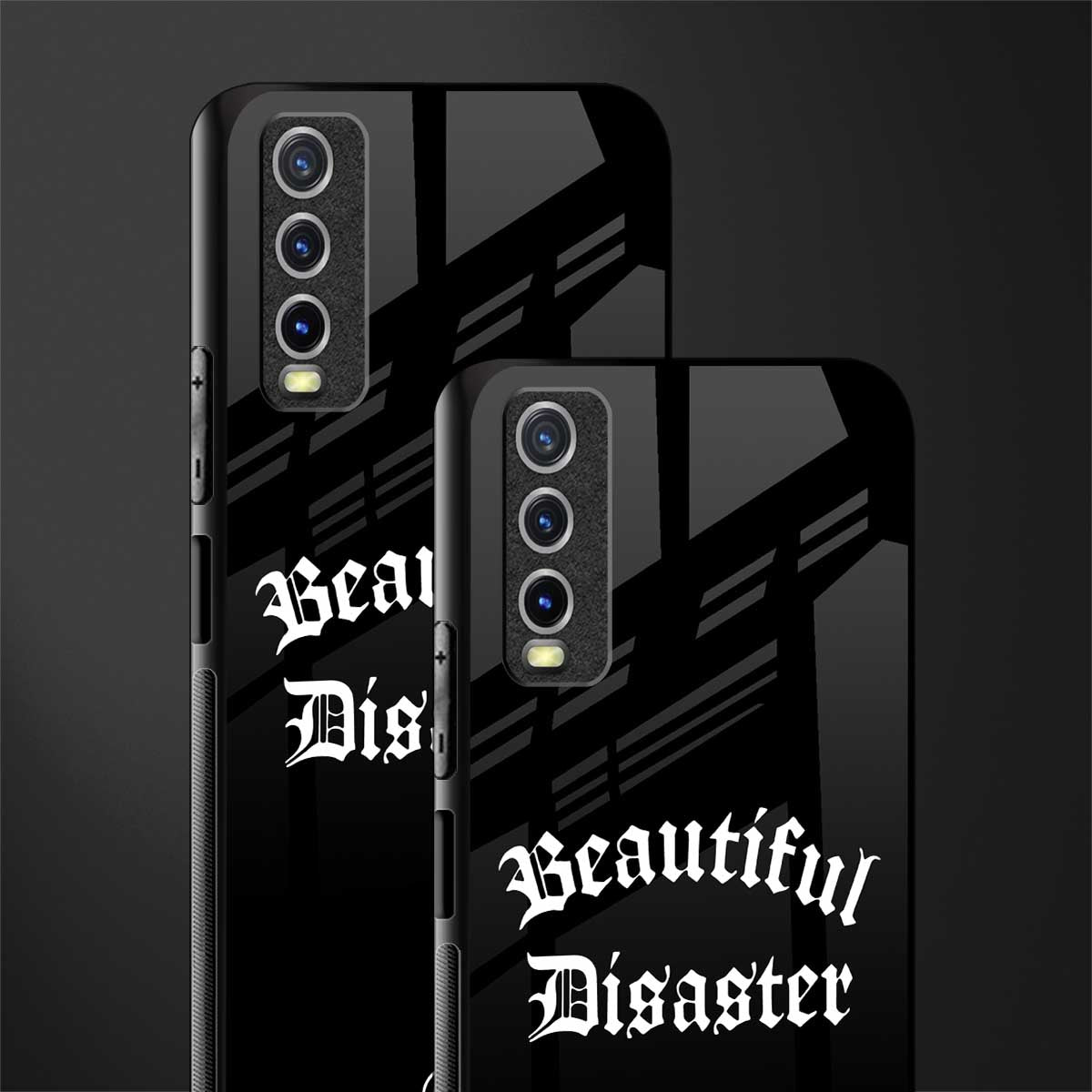 beautiful disaster glass case for vivo y12s image-2