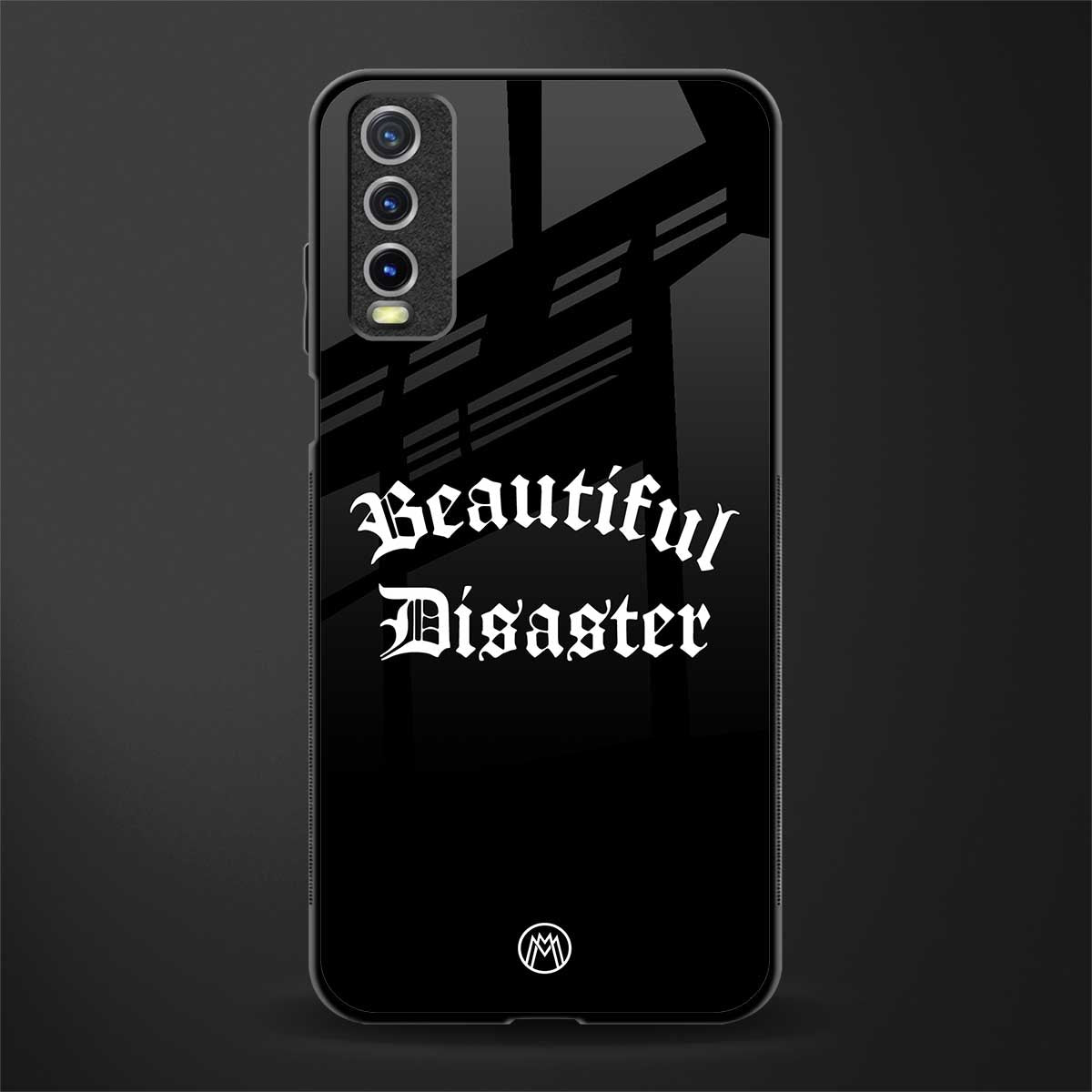beautiful disaster glass case for vivo y20 image