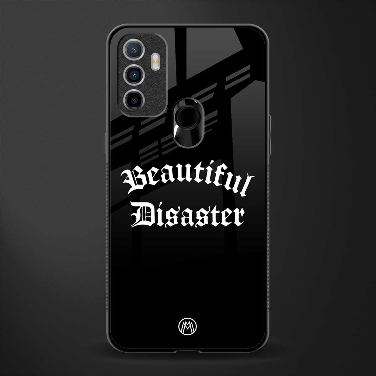 beautiful disaster glass case for oppo a53 image