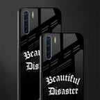 beautiful disaster glass case for oppo f15 image-2