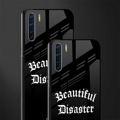 beautiful disaster glass case for oppo f15 image-2