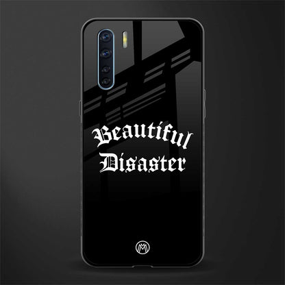 beautiful disaster glass case for oppo f15 image