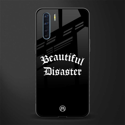 beautiful disaster glass case for oppo f15 image