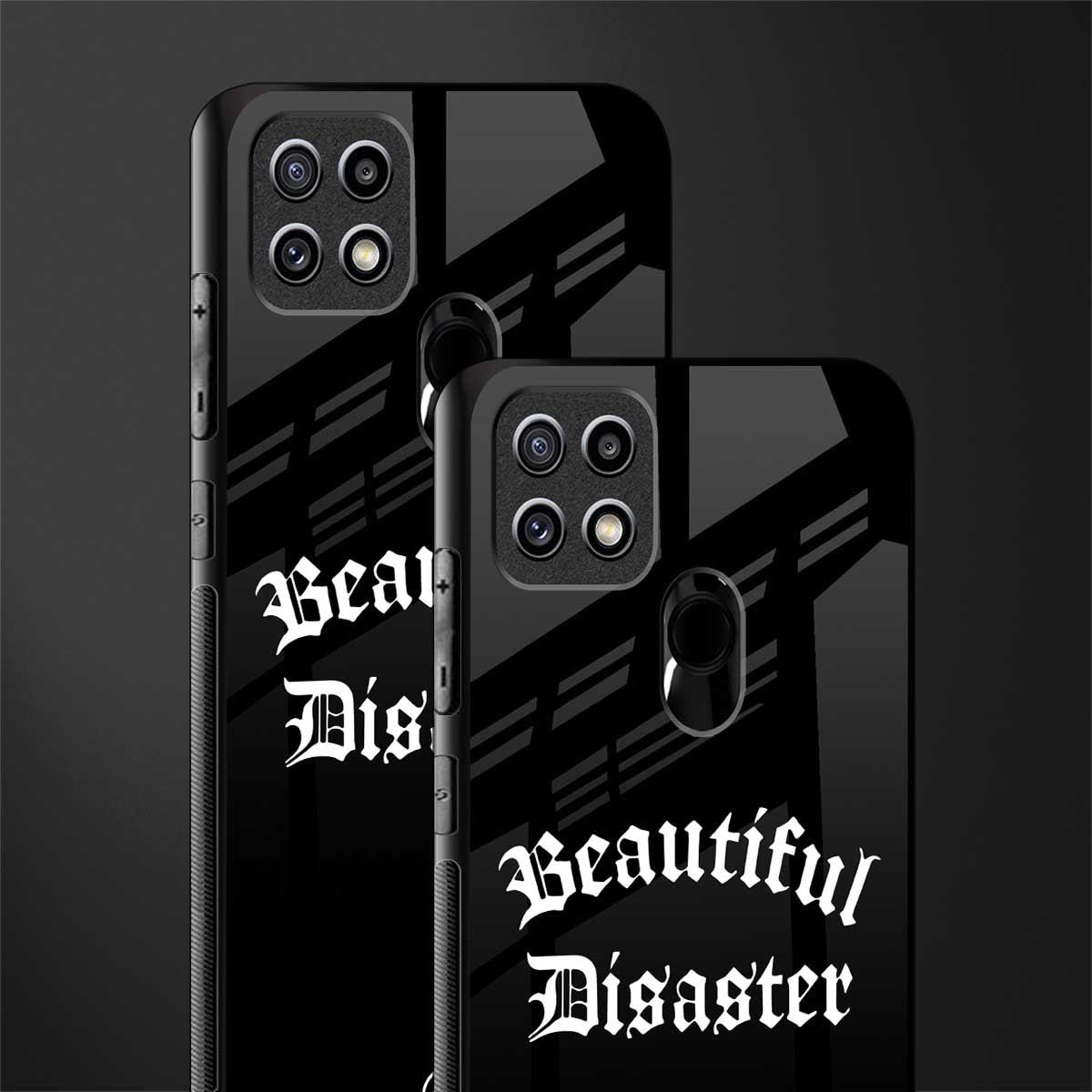 beautiful disaster glass case for oppo a15 image-2