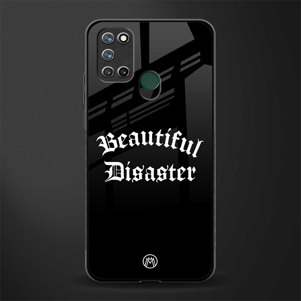 beautiful disaster glass case for realme 7i image