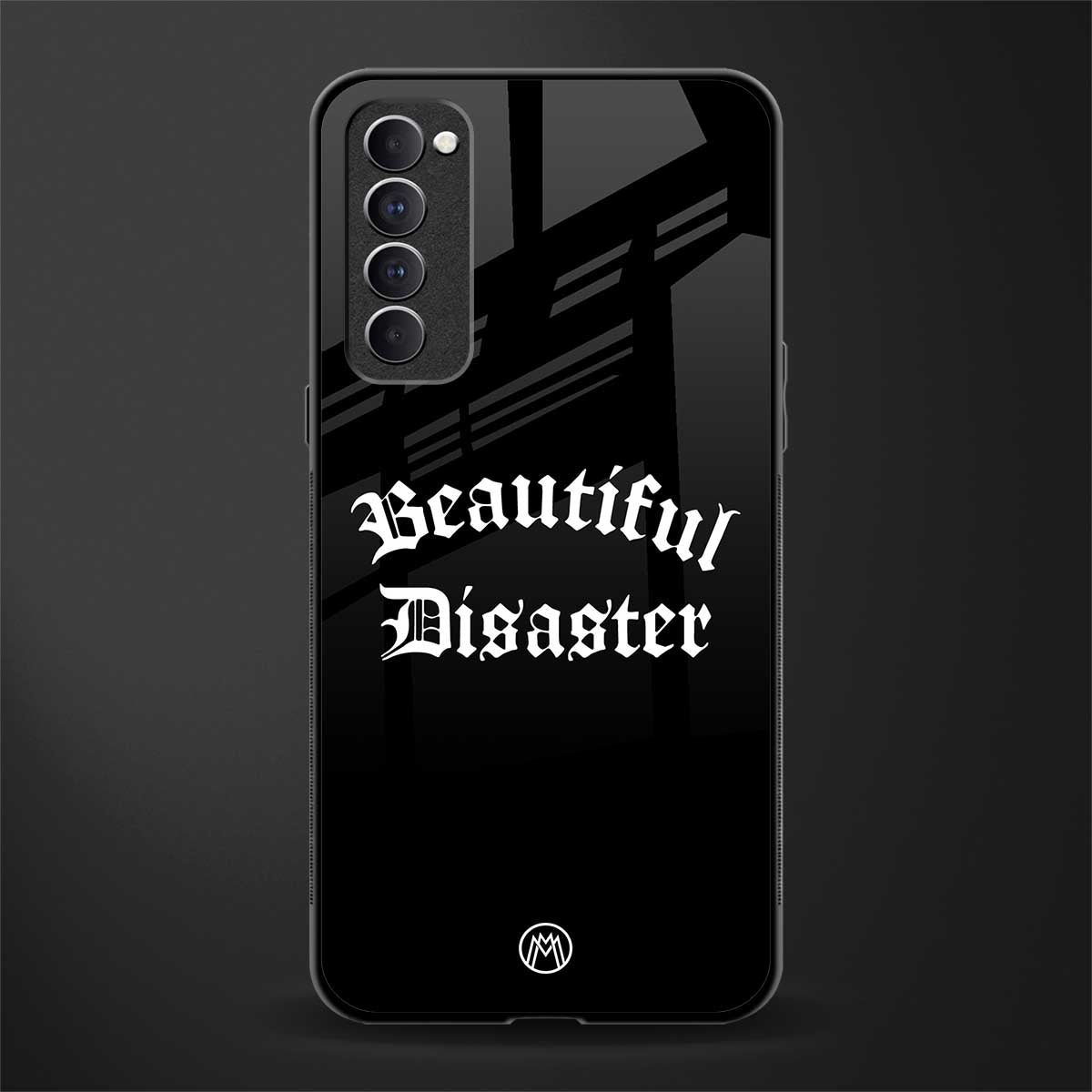 beautiful disaster glass case for oppo reno 4 pro image