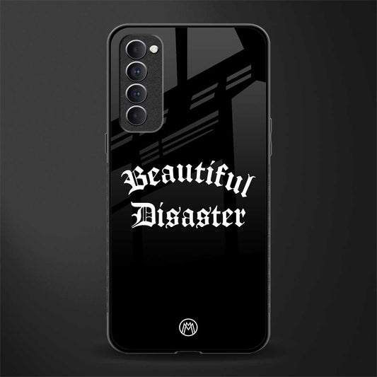 beautiful disaster glass case for oppo reno 4 pro image