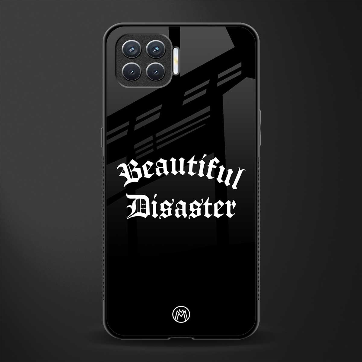 beautiful disaster glass case for oppo f17 image