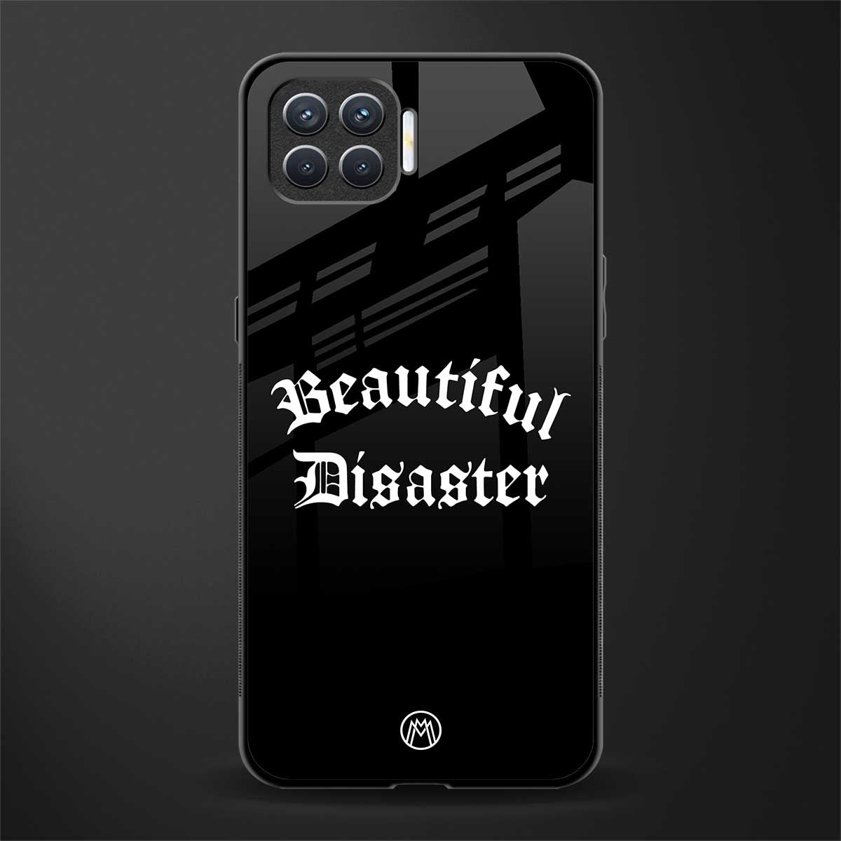 beautiful disaster glass case for oppo f17 pro image