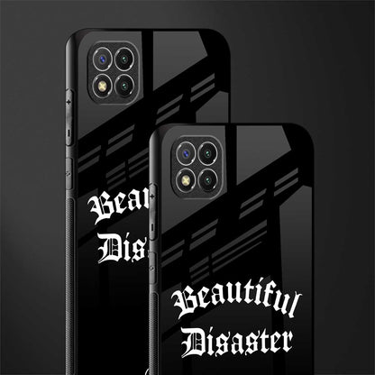 beautiful disaster glass case for poco c3 image-2