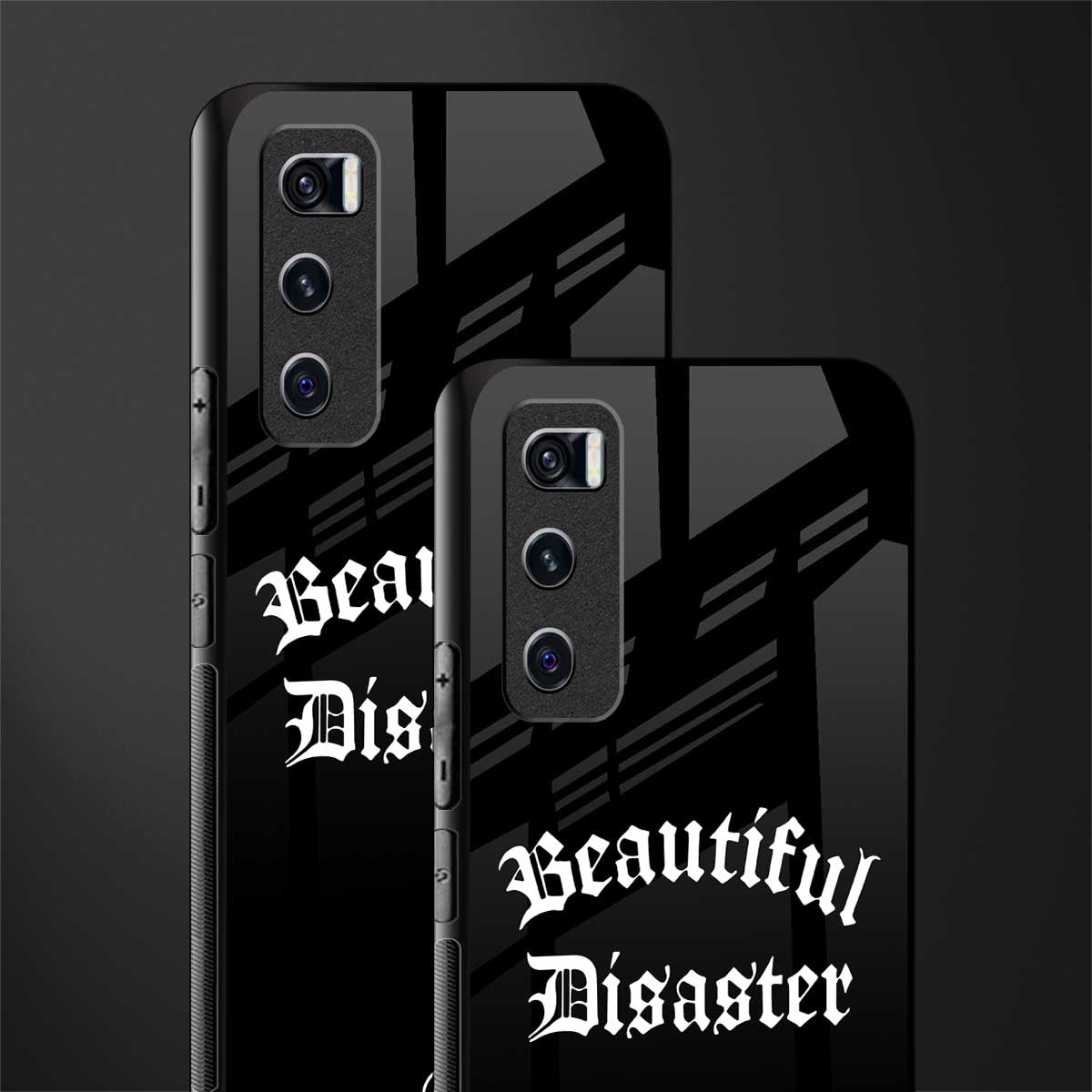 beautiful disaster glass case for vivo v20 se image-2