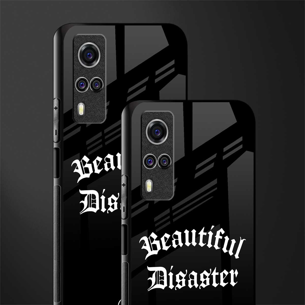 beautiful disaster glass case for vivo y51a image-2