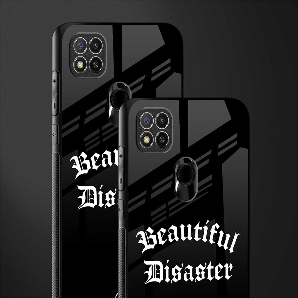 beautiful disaster glass case for redmi 9c image-2