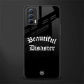 beautiful disaster glass case for realme x7 image
