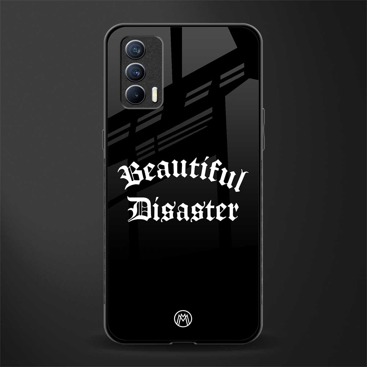 beautiful disaster glass case for realme x7 image
