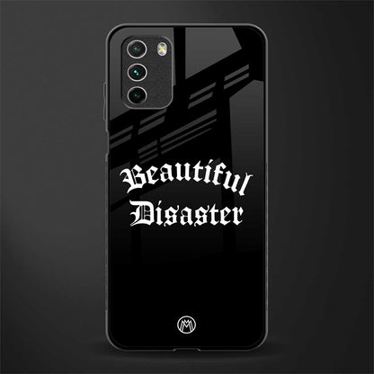 beautiful disaster glass case for poco m3 image