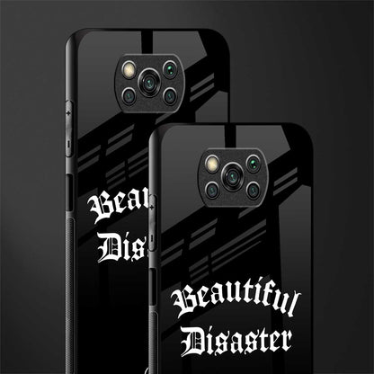 beautiful disaster glass case for poco x3 image-2