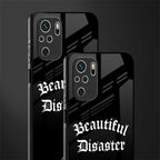 beautiful disaster glass case for redmi note 10s image-2