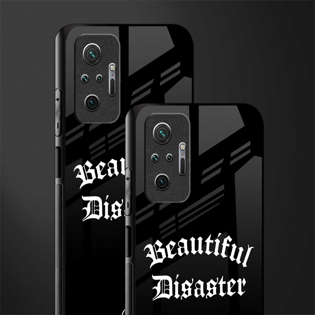 beautiful disaster glass case for redmi note 10 pro image-2