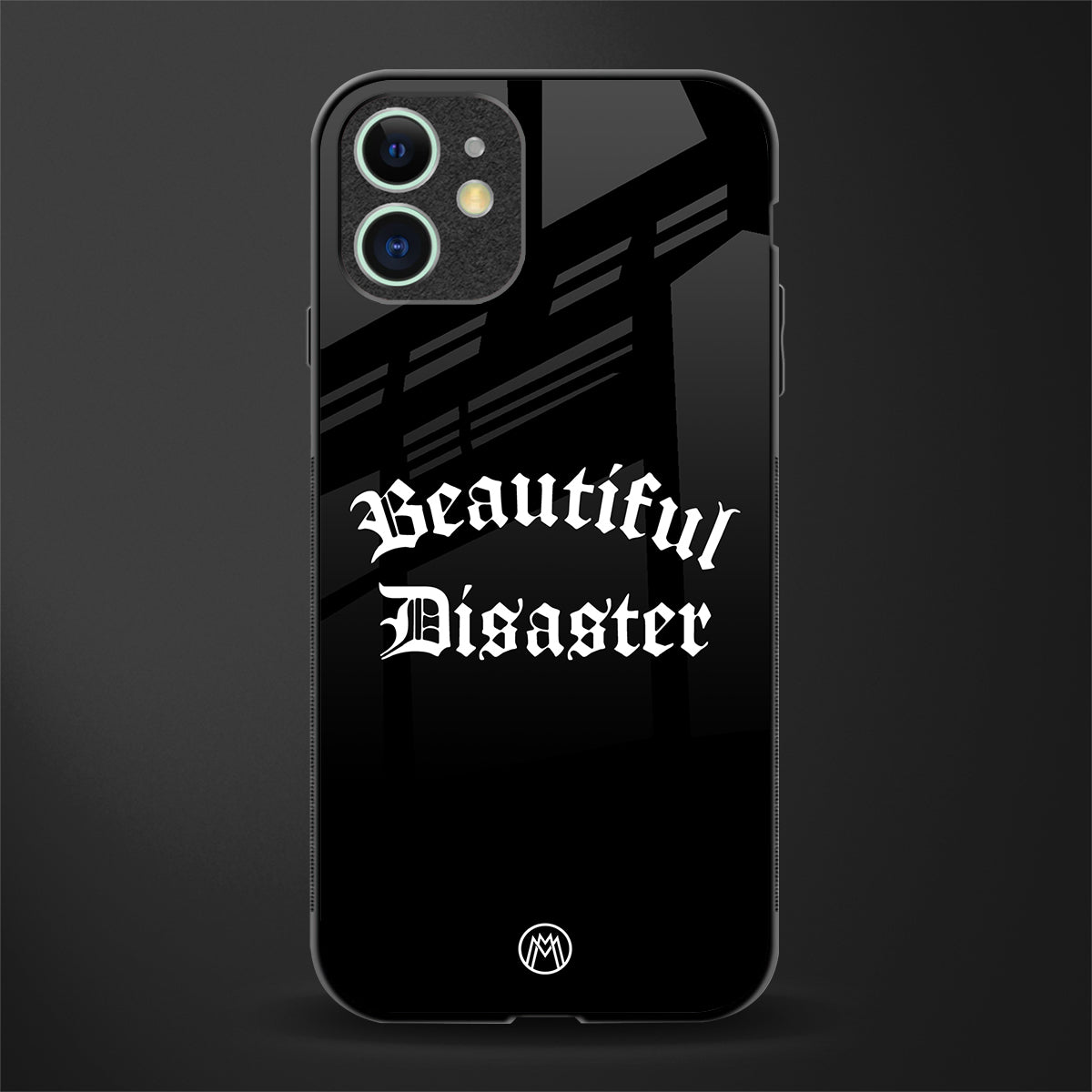 beautiful disaster glass case for iphone 12 image