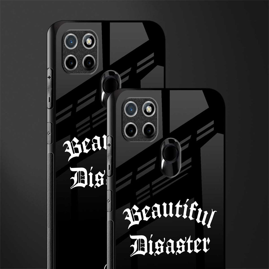 beautiful disaster glass case for realme c21 image-2