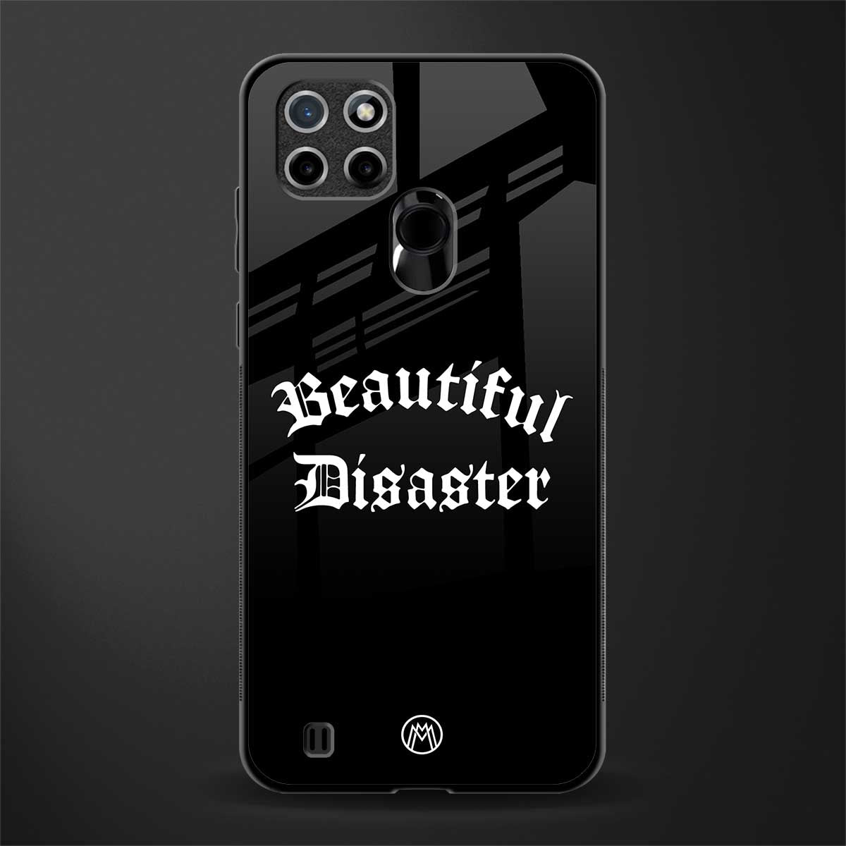 beautiful disaster glass case for realme c21 image