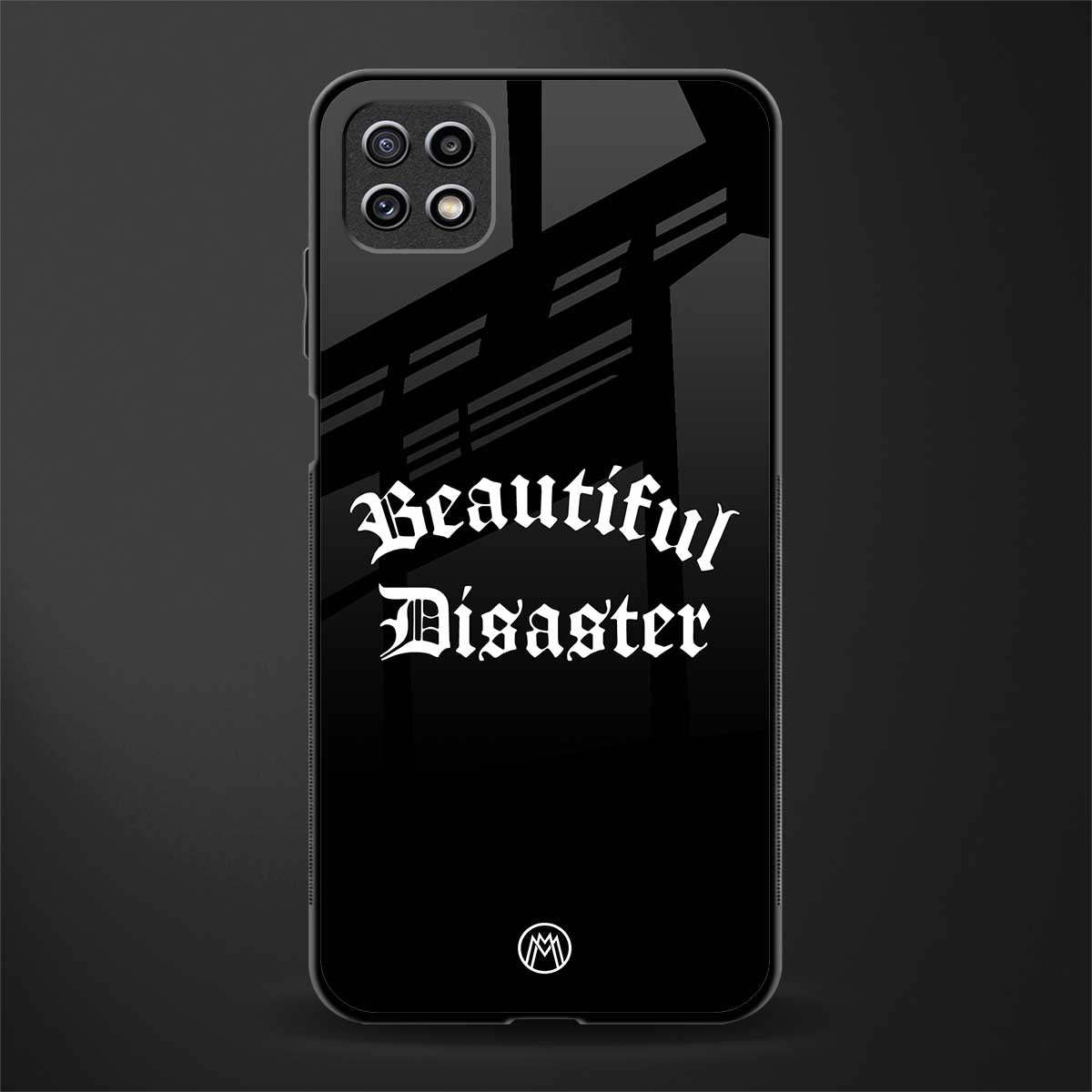 beautiful disaster glass case for samsung galaxy a22 5g image