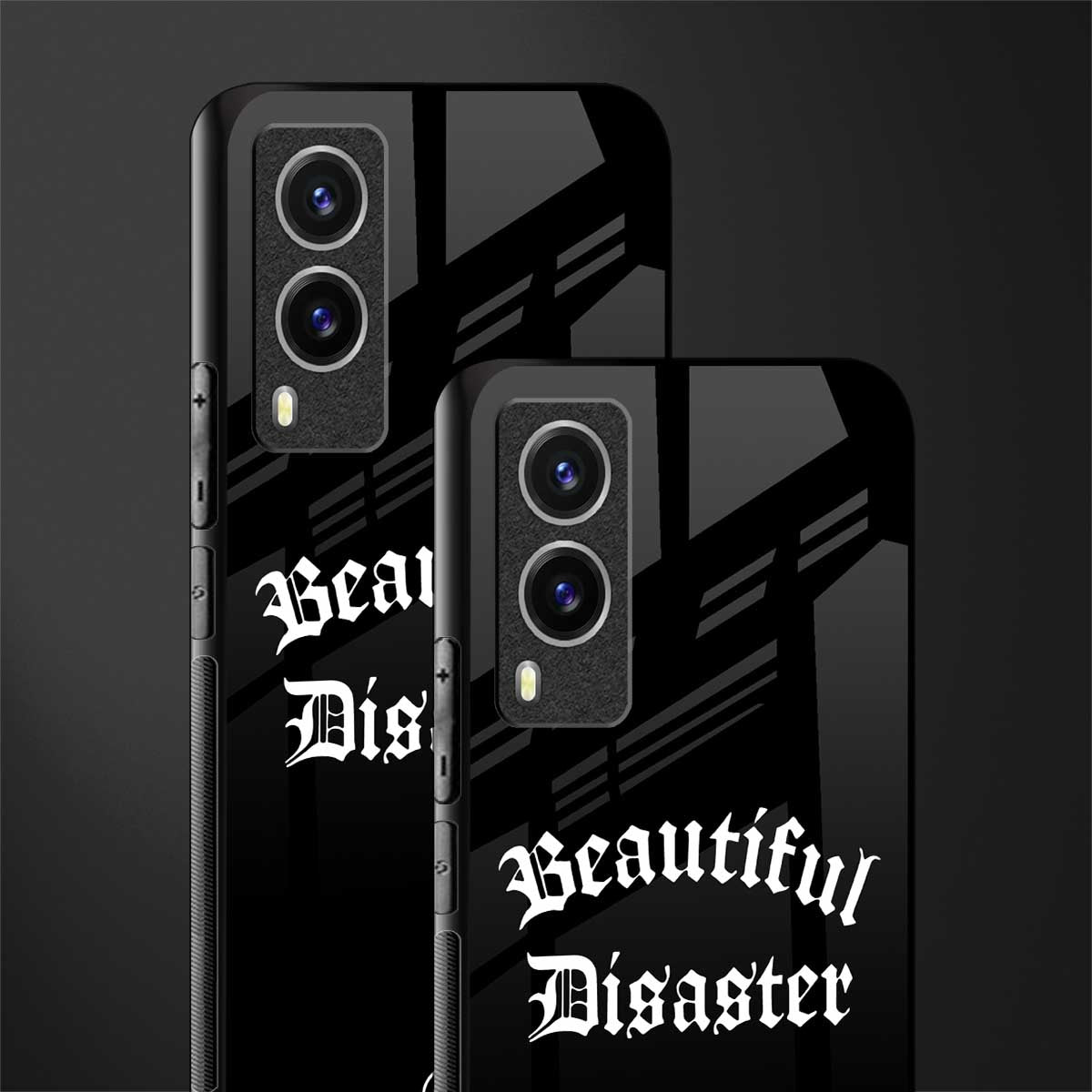 beautiful disaster glass case for vivo v21e 5g image-2