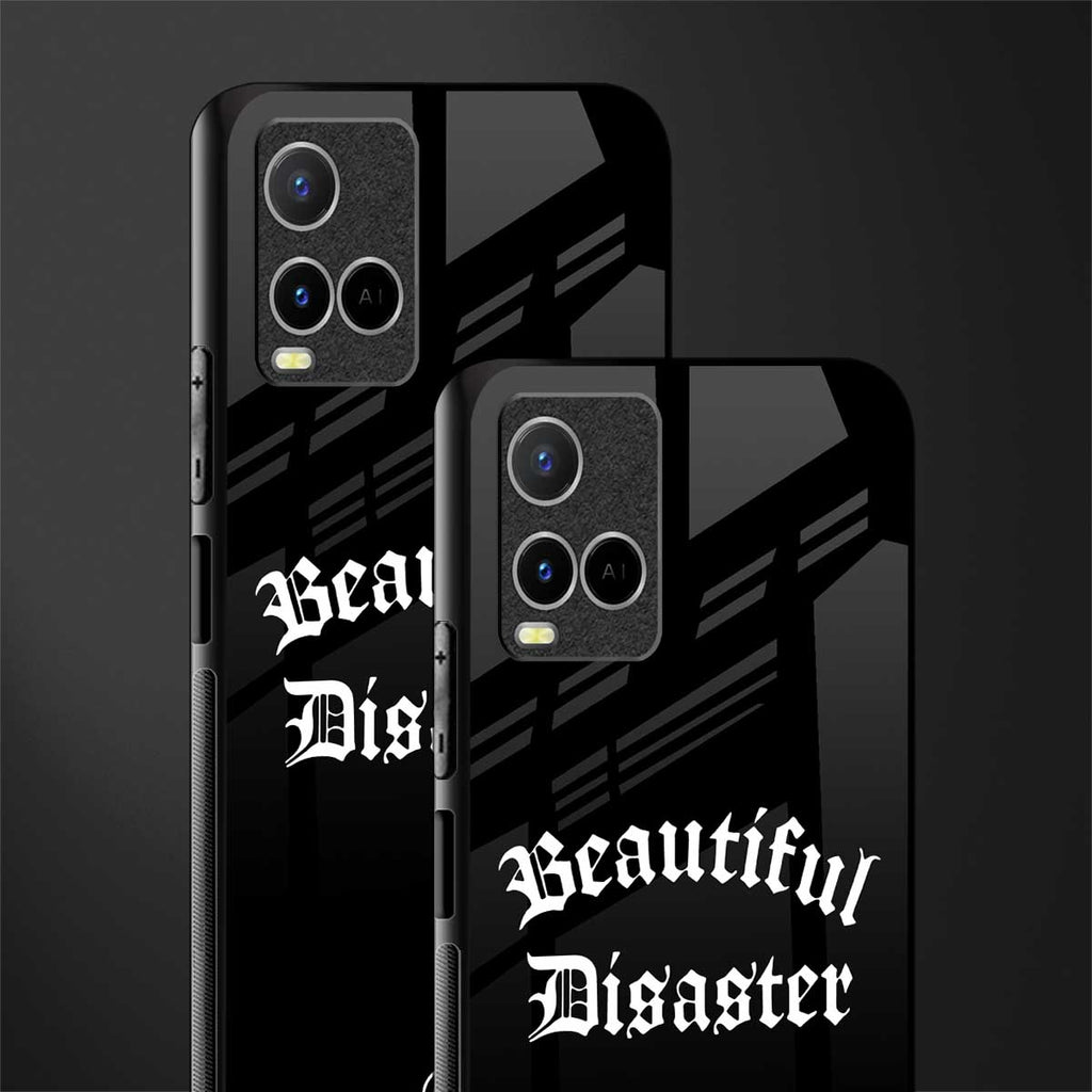 beautiful disaster glass case for vivo y21s image-2